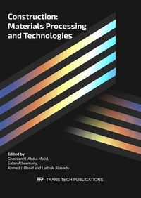 Produktbild: Construction: Materials Processing and Technologies