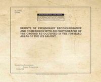 Produktbild: WAR OFFICE WW1: Results of Preliminary Reconnaissance and Co