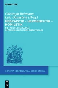 Produktbild: Hebraistik &ndash; Hermeneutik &ndash; Homiletik