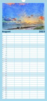 Familienplaner Soweit der Himmel reicht (Wandkalender 2023 , 21 cm x 45 cm, hoch)