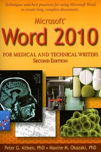 Produktbild: Microsoft Word 2010 for Medical and Technical Writers