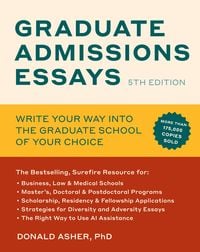 Produktbild: Graduate Admissions Essays, Fifth Edition