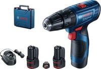 Produktbild: Bosch Professional GSR 120-LI GSR 120-LI Akku-Bohrschrauber 12 V 2.0 Ah Li-Ion inkl. 2. Akku, inkl. Ladeger&auml;t, inkl. Koffer