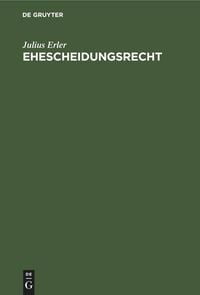 Produktbild: Ehescheidungsrecht