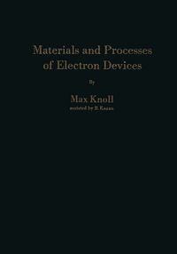 Produktbild: Materials and Processes of Electron Devices