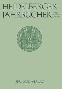 Produktbild: Heidelberger Jahrb&uuml;cher