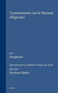 Produktbild: Simplicius - Commentaire sur le Manuel d'Epict&egrave;te