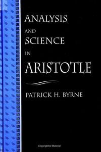 Produktbild: Analysis and Science in Aristotle