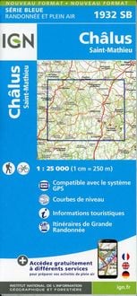 Produktbild: Ch&acirc;lus-St-Mathieu 1:25 000