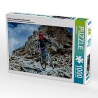 Produktbild: CALVENDO Puzzle Auch Frauen k&ouml;nnen Downhill | 1000 Teile Lege-Gr&ouml;&szlig;e 64x48cm Foto-Puzzle f&uuml;r gl&uuml;ckliche Stunden