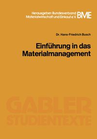 Produktbild: Einf&uuml;hrung in das Materialmanagement