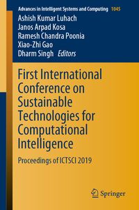 Produktbild: First International Conference on Sustainable Technologies for Computational Intelligence