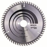 Produktbild: Bosch Accessories Optiline Wood 2608641188 Hartmetall Kreiss&auml;geblatt 190 x 30 x 2.6 mm Z&auml;hneanzahl: 60 1 St.