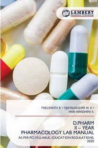 Produktbild: D.Pharm Ii - Year Pharmacology Lab Manual