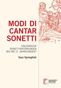 Produktbild: Modi di cantar sonetti