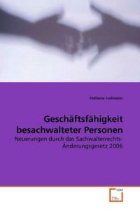 Produktbild: Judmaier, S: Gesch&auml;ftsf&auml;higkeit besachwalteter Personen