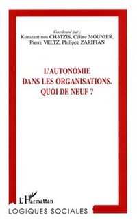 Produktbild: L'autonomie Dans Les Organisations