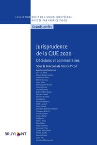 Produktbild: Jurisprudence de la CJUE 2020
