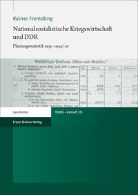 Produktbild: Nationalsozialistische Kriegswirtschaft und DDR