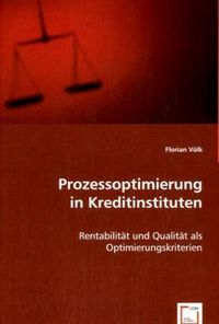 Produktbild: V&ouml;lk, F: Prozessoptimierung in Kreditinstituten