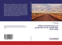 Produktbild: Effects of lanthanum on properties of stir casted Mg-Al-Zn alloy