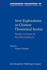 Produktbild: New Explorations in Chinese Theoretical Syntax