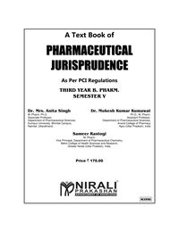 Produktbild: Pharmaceutical Jurisprudence