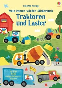 Bild vom Artikel Mein Immer-wieder-Stickerbuch: Traktoren und Laster vom Autor 