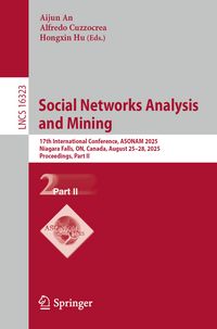Produktbild: Social Networks Analysis and Mining