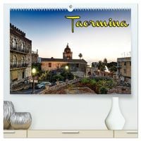 Produktbild: Taormina zur blauen Stunde (hochwertiger Premium Wandkalender 2026 DIN A2 quer), Kunstdruck in Hochglanz