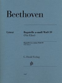 Bild vom Artikel Beethoven, Ludwig van - Bagatelle a-moll WoO 59 (Für Elise) vom Autor Ludwig van Beethoven