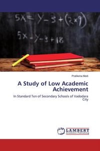 Produktbild: A Study of Low Academic Achievement