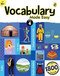 Produktbild: Vocabulary Made Easy Level 4: Fun, Interactive English Vocab Builder, Activity & Practice Book with Pictures for Kids 10+, Collection of 1800+ Everyday Words Fun Facts, Riddles for Children, Grade 4