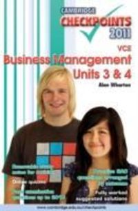 Produktbild: Wharton, A: Cambridge Checkpoints VCE Business Management Un