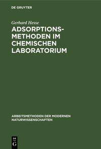 Produktbild: Adsorptionsmethoden im chemischen Laboratorium