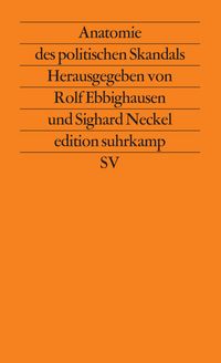 Produktbild: Anatomie des politischen Skandals