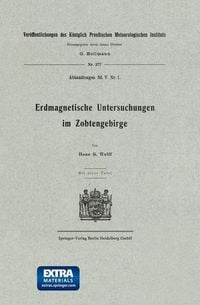 Produktbild: Erdmagnetische Untersuchungen im Zobtengebirge