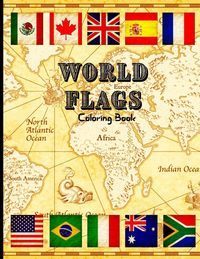 Produktbild: World Flags Coloring Book for Kids Ages 6-10