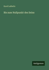 Produktbild: Bis zum Nullpunkt des Seins