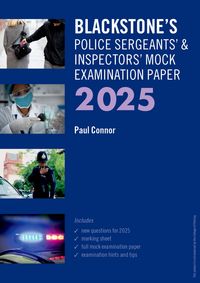 Produktbild: Blackstone's Police Sergeants' and Inspectors' Mock Exam 2025