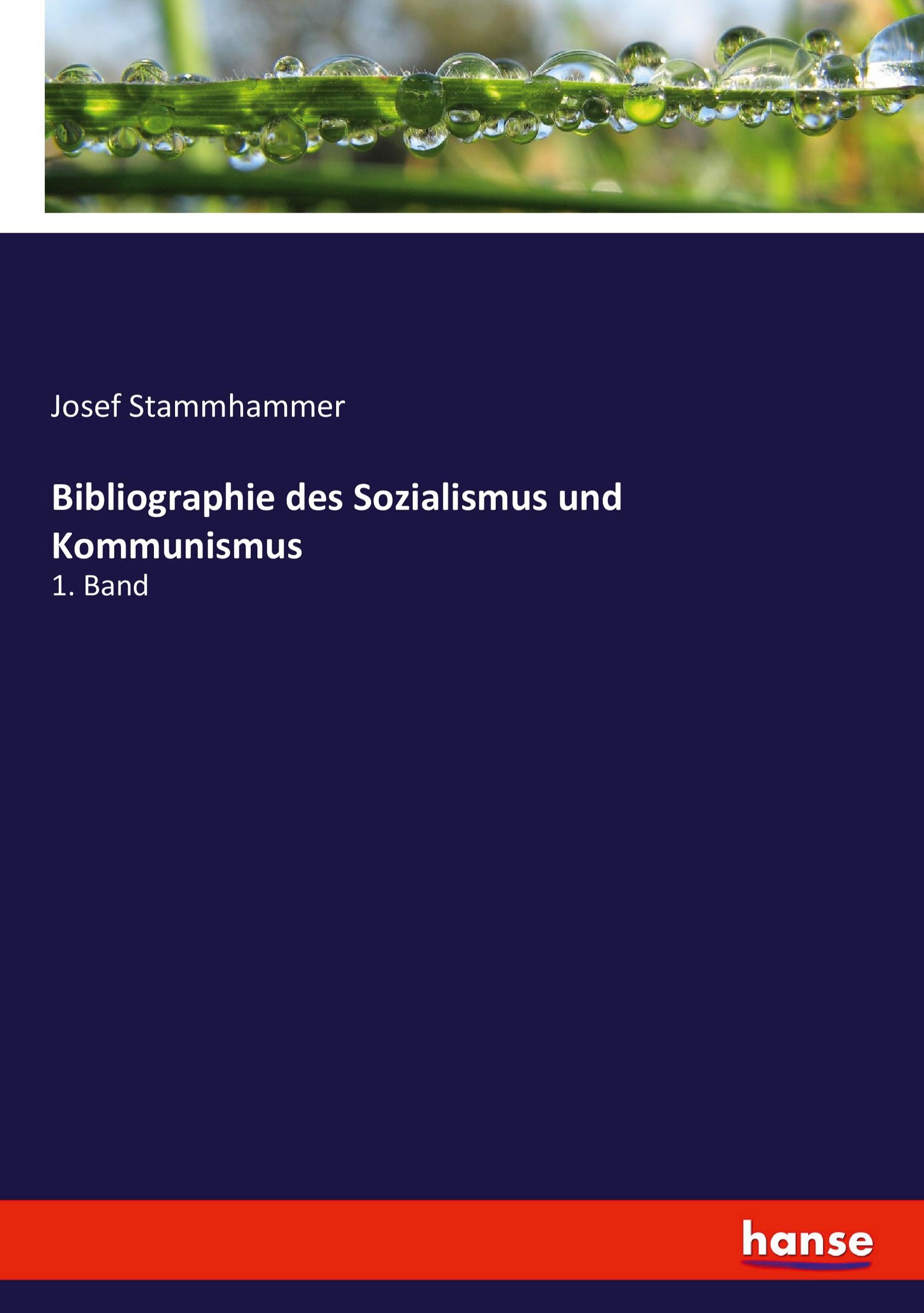Produktbild: Bibliographie des Sozialismus und Kommunismus