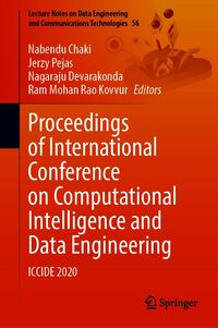 Produktbild: Proceedings of International Conference on Computational Intelligence and Data Engineering