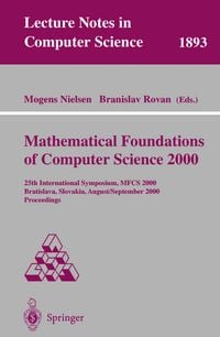 Produktbild: Mathematical Foundations of Computer Science 2000