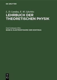 Produktbild: Elektrodynamik der Kontinua