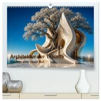 Produktbild: Architektur der Tr&auml;ume Visionen einer neuen Welt (hochwertiger Premium Wandkalender 2027 DIN A2 quer), Kunstdruck in Hochglanz