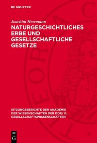 Produktbild: Naturgeschichtliches Erbe und gesellschaftliche Gesetze