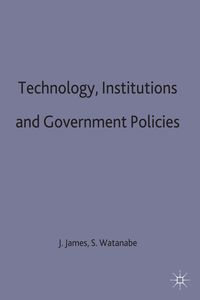 Produktbild: Technology, Institutions and Government Policies