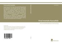 Produktbild: Final-mentale Kausalit&auml;t