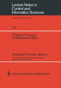 Produktbild: Distributed Parameter Systems