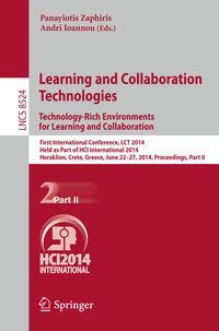Produktbild: Learning and Collaboration Technologies: Technology-Rich Environments for Learning and Collaboration.